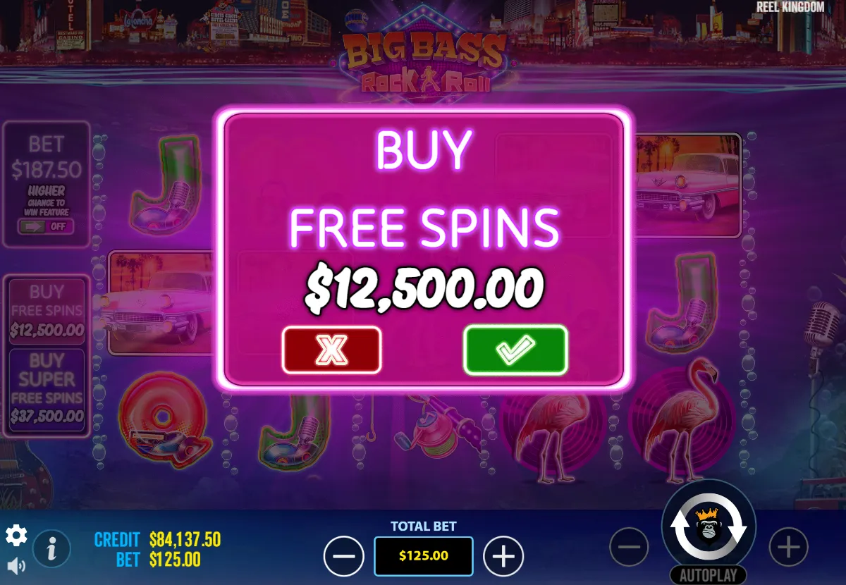 Big Bass Rock and Roll Enhanced RTP Slot