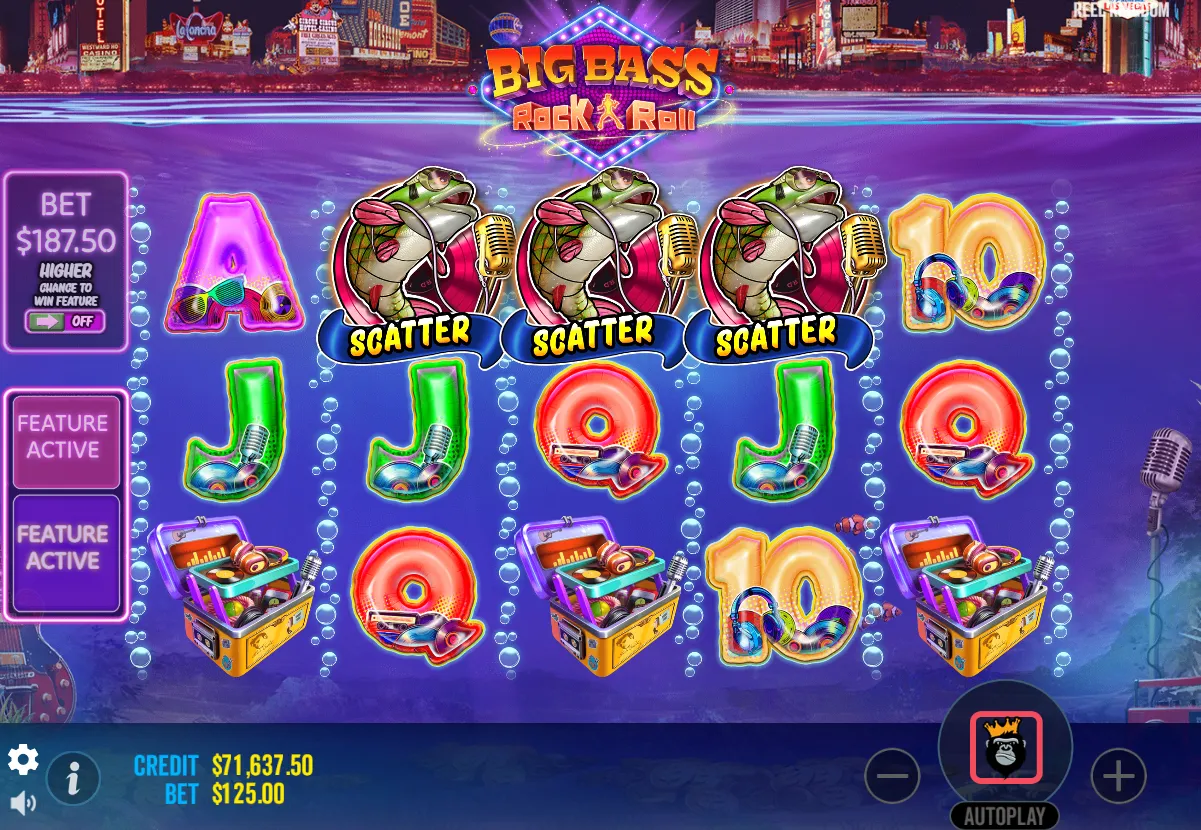 Big Bass Rock and Roll Enhanced RTP demo